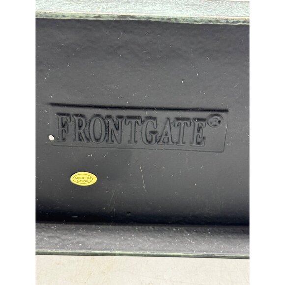 Decorative frontgate iron & Glass blown Oil vessel with wick Lamp tulip 15x9" - Picture 3 of 9